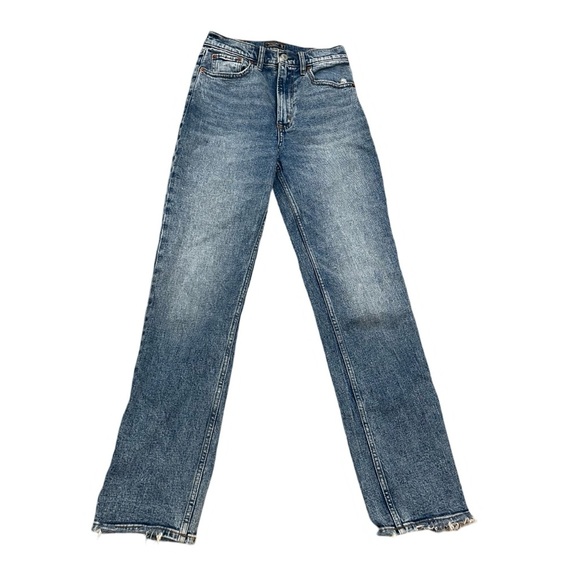 Abercrombie & Fitch Ultra High Rise Straight Jeans – Size 25 / 0L - Picture 1 of 7